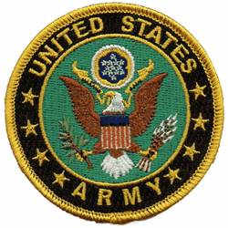United States Army Seal - Embroidered Iron On Patch