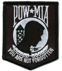 POW MIA Shield Patch