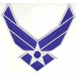 Air Force Logo - Embroidered Iron-On Patch
