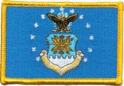 Air Force Flag - Embroidered Iron On Patch