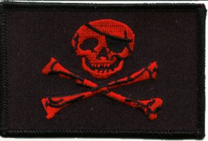 Jolly Roger Red Patch