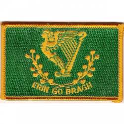 Erin Go Bragh - Embroidered Iron On Patch