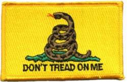 Gadsden Don't Tread On Me - Embroidered Iron On Patch
