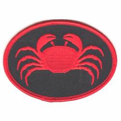 Crab - Embroidered Iron-On Patch