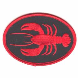 Lobster - Embroidered Iron-On Patch
