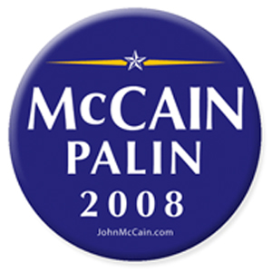 McCain Palin - Lapel Stickers