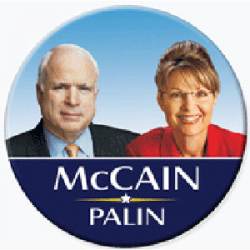 McCain Palin - Button