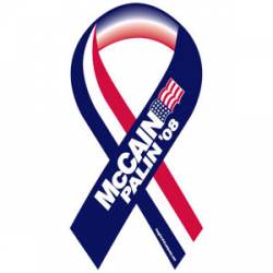 McCain Palin - Ribbon Magnet