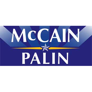 McCain Palin Spotlight - Sticker