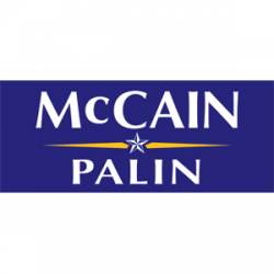 McCain Palin - Bumper Sticker