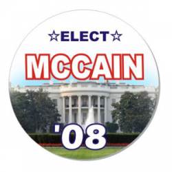 John McCain For President  - Button