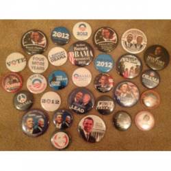 Barack Obama 2008 & 2012 Button Collection