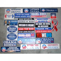 10 2008 & 2012 Different Barack Obama - Stickers