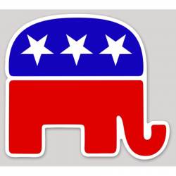 Republican Elephant Logo - Sticker
