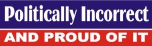 Politically Incorrect - Bumper Sticker