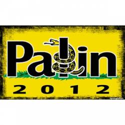 Palin Gadsden 2012 - Bumper Sticker