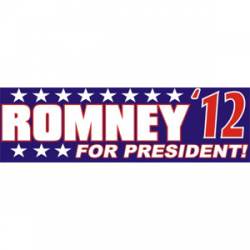 Romney For President - Bumper Sticker