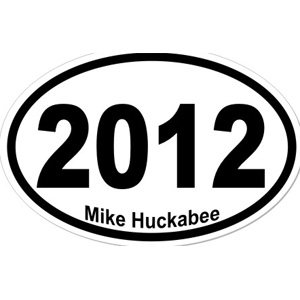 Mike Huckabee 2008 - Oval Sticker