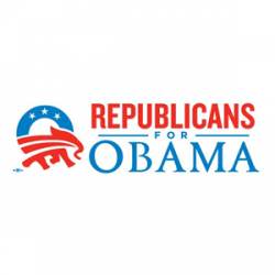 Republicans For Obama - Bumper Sticker