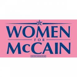 Women For McCain - Bumper Sticker
