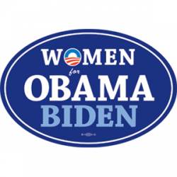 Women For Obama Biden - Oval Sticker