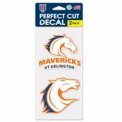 University Of Texas At Arlington Mavericks - Set of Two 4x4 Die Cut Decals