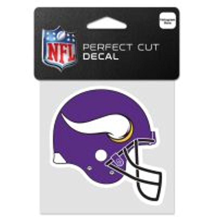 Minnesota Vikings Helmet 4x4 Die Cut Decal at Sticker Shoppe