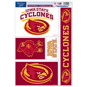 Iowa State University Cyclones - Set of 5 Ultra Decals