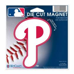 Philadelphia Phillies - 4.5" Die Cut Logo Magnet