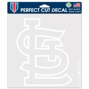 St. Louis Cardinals Retro Logo - 8x8 White Die Cut Decal
