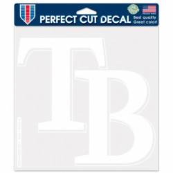 Tampa Bay Rays Script - 8x8 White Die Cut Decal