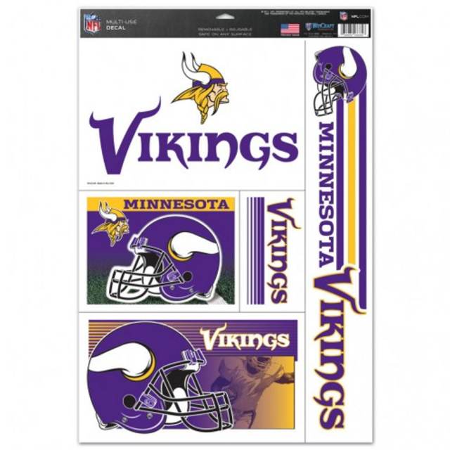 Minnesota Vikings - Set of 5 Ultra Decals