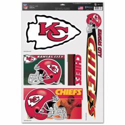 Kansas City Chiefs - Set of 5 Ultra Decals