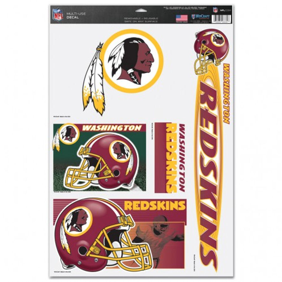 Washington Redskins Set of 5 Ultra Decals at Sticker Shoppe