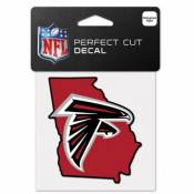 Atlanta Falcons Home State Georgia - 4x4 Die Cut Decal