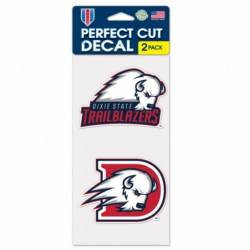 Dixie State University Trailblazers - Set of Two 4x4 Die Cut Decals