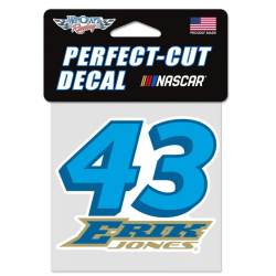 Erik Jones #43 - 4x4 Die Cut Decal