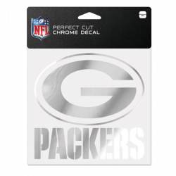 Green Bay Packers - 6x6 Chrome Die Cut Decal