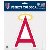 California Angels Retro Cooperstown Logo - 8x8 Full Color Die Cut Decal