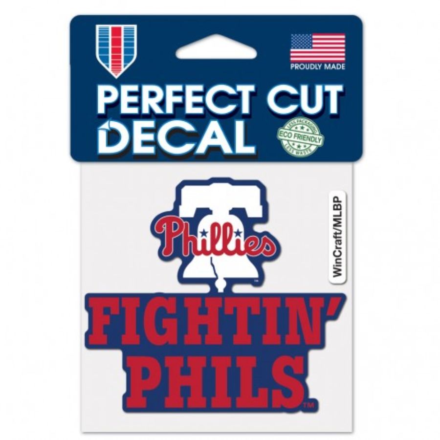 Phil Cons Sticker Philadelphia Phillies Fightin' Phils Slogan - 4x4 Die Cut Decal at ...
