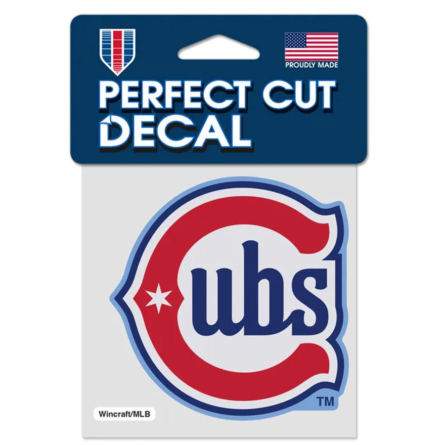 Chicago Cubs Star Logo - 4x4 Die Cut Decal at Sticker Shoppe