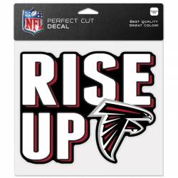 Atlanta Falcons Rise Up - 8x8 Full Color Die Cut Decal