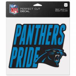 Carolina Panthers Pride - 8x8 Full Color Die Cut Decal