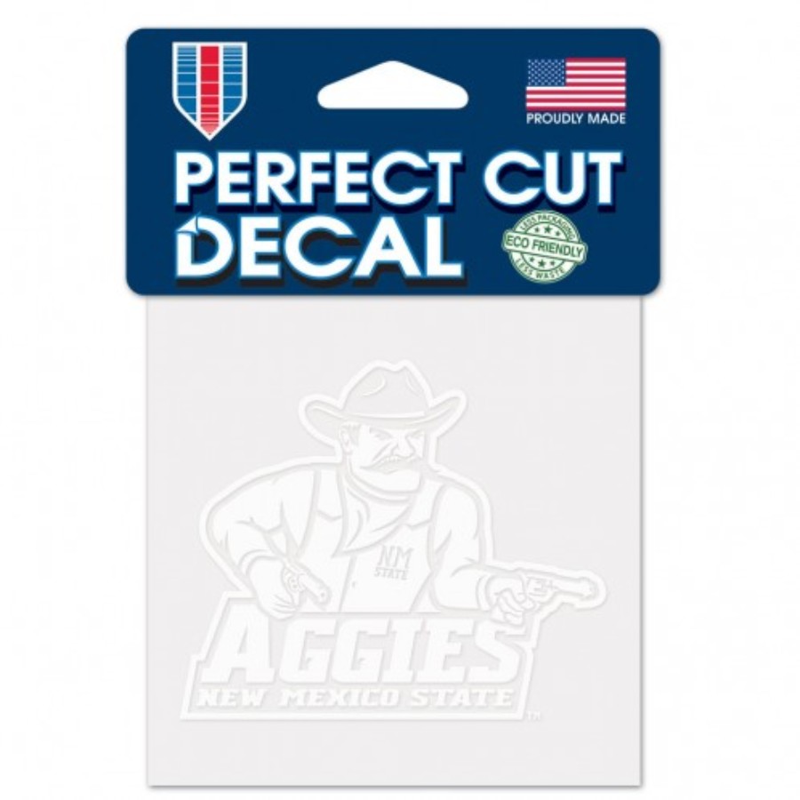New Mexico State University Aggies - 4x4 White Die Cut Decal
