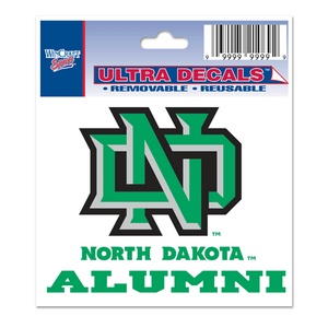 Und Sticker University Of North Dakota Fighting Sioux Alumni - 3x4 Ultra Decal at ...