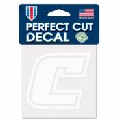University Of Tennessee At Chattanooga Mocs - 4x4 White Die Cut Decal