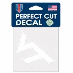 Virginia Tech Hokies - 4x4 White Die Cut Decal