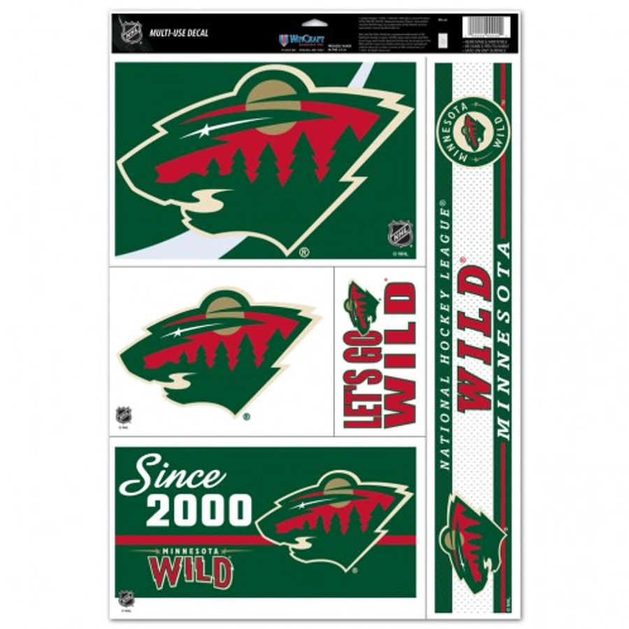 Minnesota Wild - Set of 5 Ultra Decals