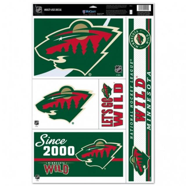 Minnesota Wild - Set of 5 Ultra Decals