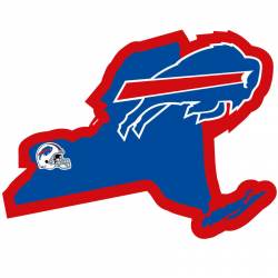 Buffalo Bills - 3x7 Oval Chrome Decal